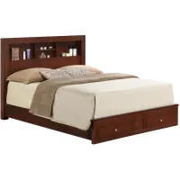 Burlington Storage Bed in Cherry by Glory Furniture