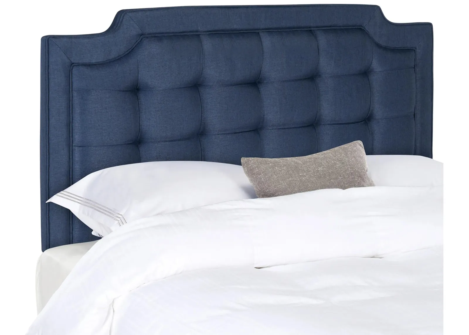 Sapphire Upholstered Headboard in Navy by Safavieh