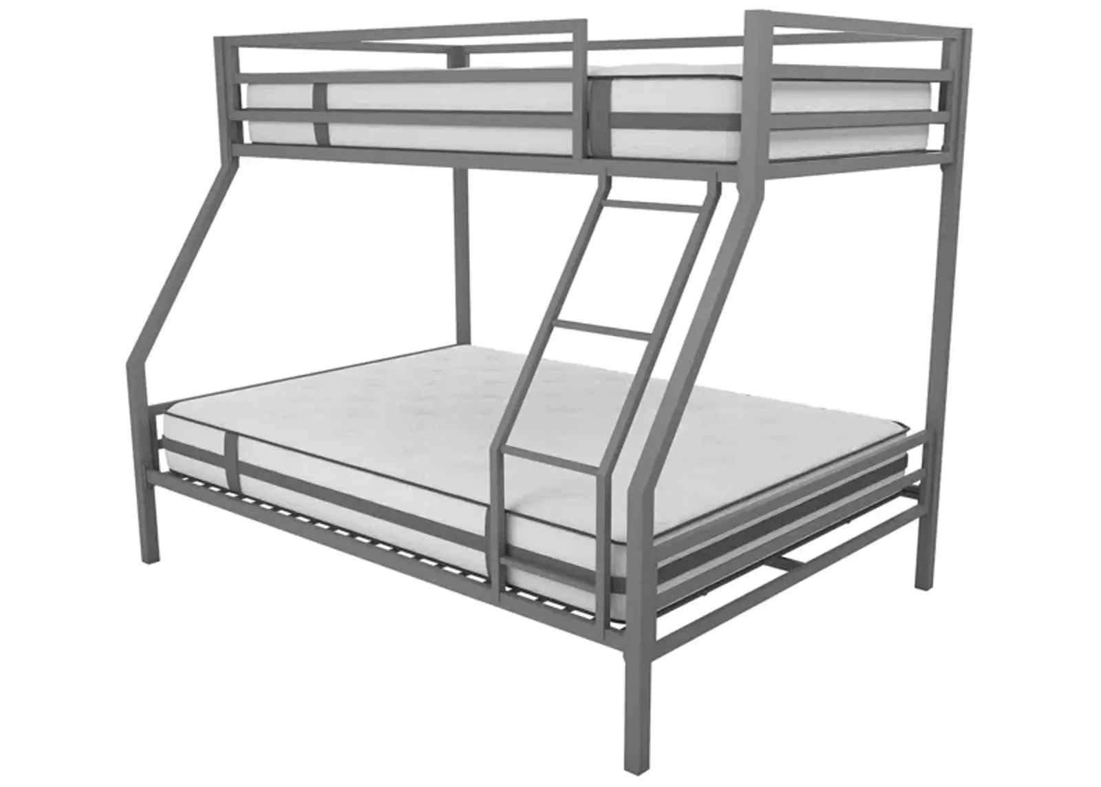 Novogratz Maxwell Twin over Full Bunk Bed in Gray by DOREL HOME FURNISHINGS