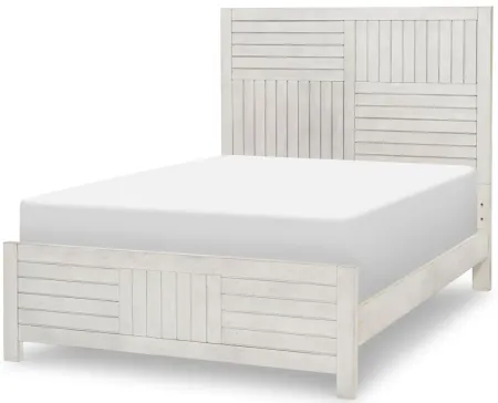 Summer Camp Panel Bed in Stone Path White by Legacy Classic Furniture
