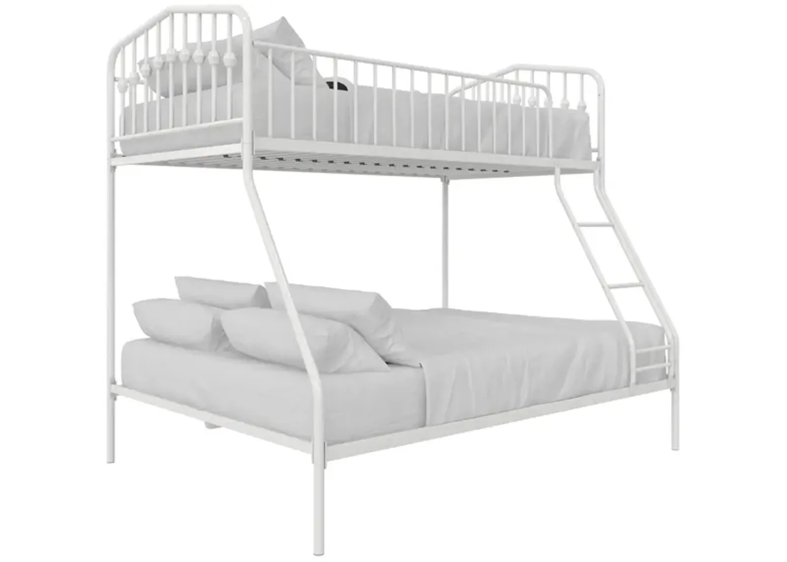 Novogratz Bushwick Twin over Full Bunk Bed in White by DOREL HOME FURNISHINGS