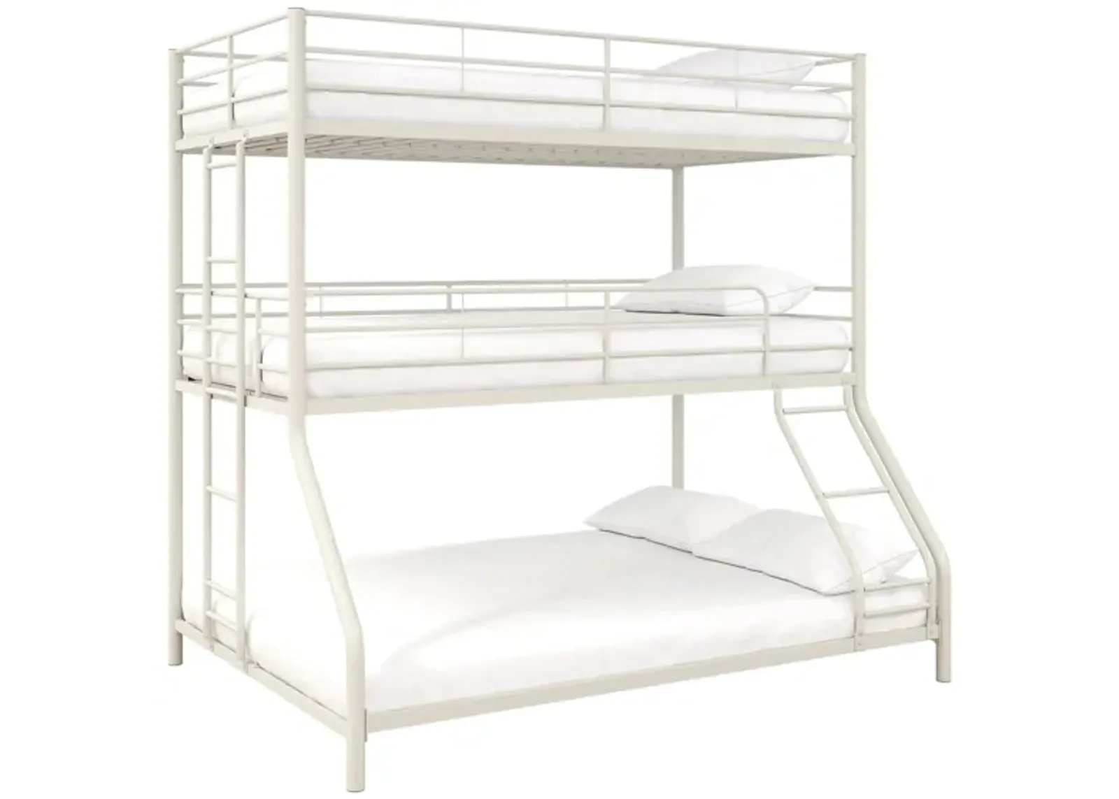 Crystal Falls Triple Bunk Bed in White by DOREL HOME FURNISHINGS