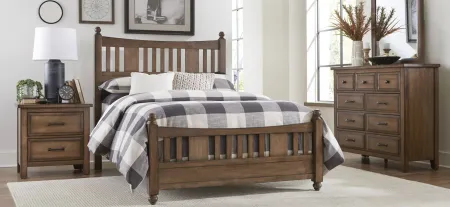 Clarence Bed in Light Brown by Homelegance