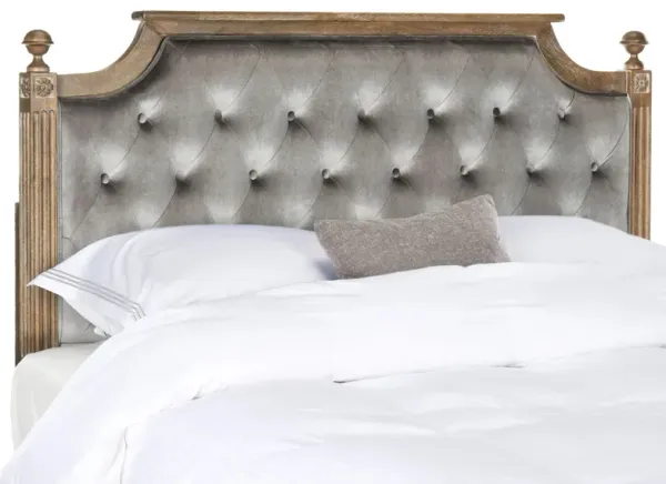 Rustic Wood Upholstered Headboard