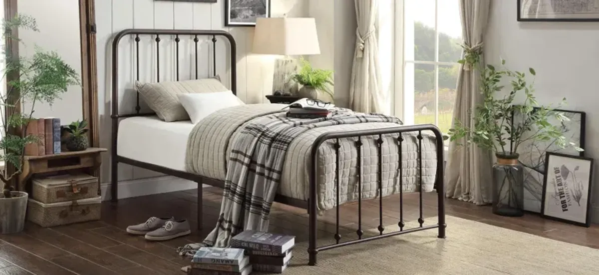 Lenci Metal Platform Bed