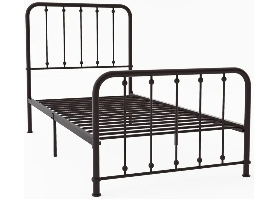 Lenci Metal Platform Bed in Dark Bronze by Homelegance