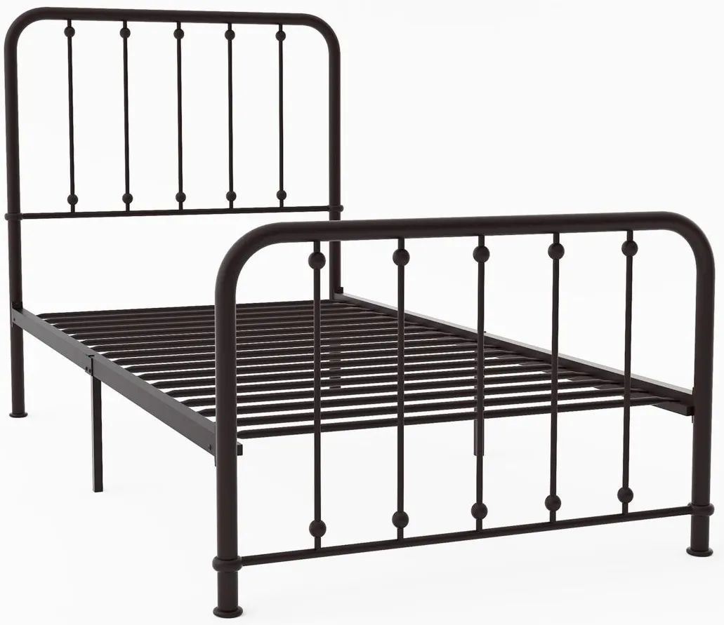Lenci Metal Platform Bed in Dark Bronze by Homelegance