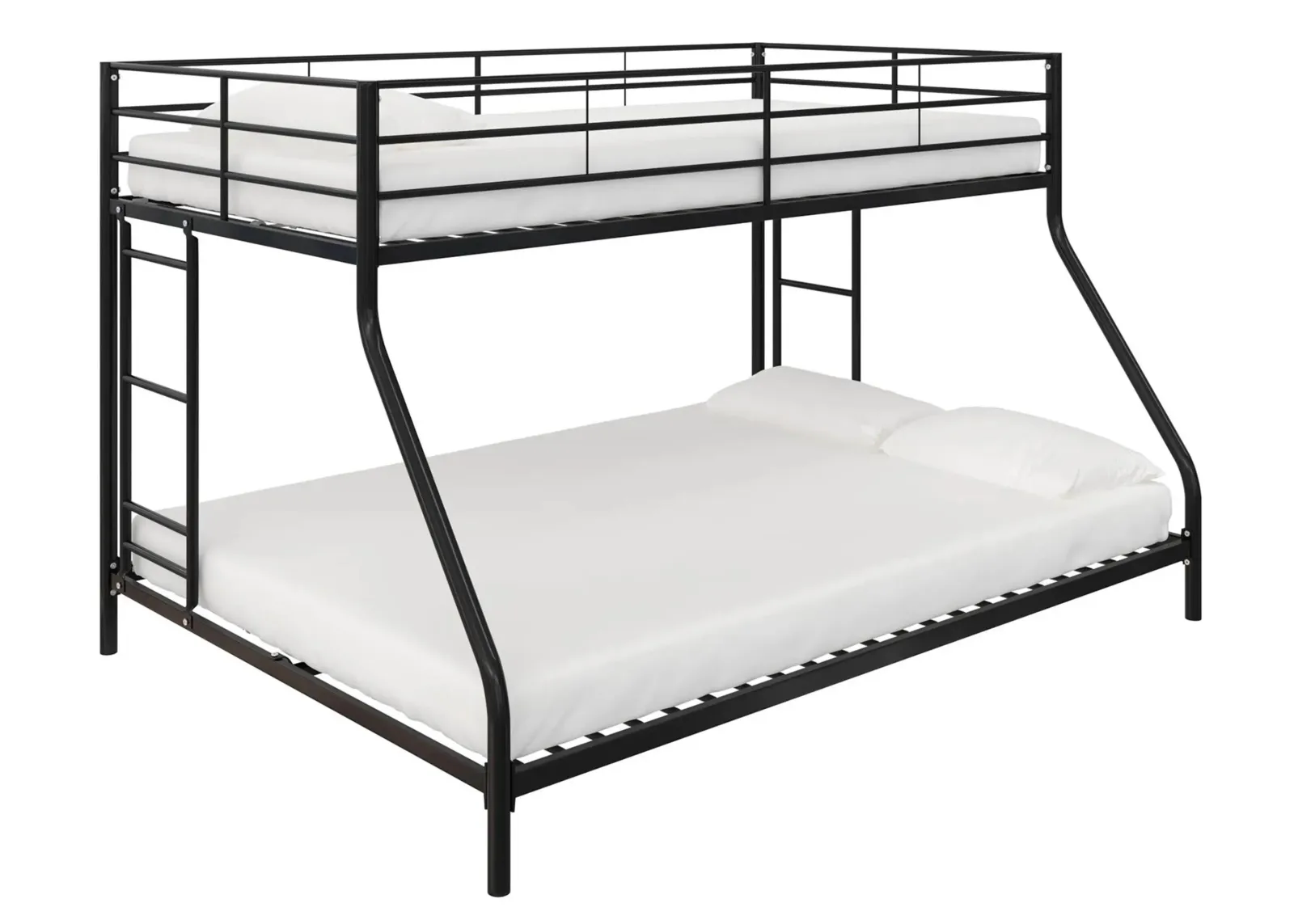 Atwater Living Bloor Small Space Twin over Full Bunk Bed in Black by DOREL HOME FURNISHINGS