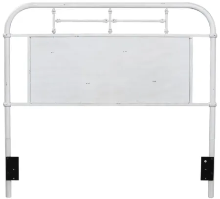 Vintage Series Metal Headboard in Antique White by Liberty Furniture