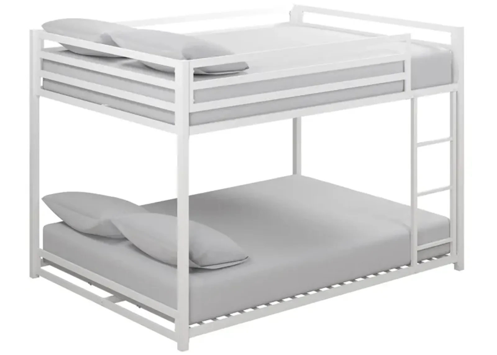 Miles Full over Full Bunk Bed in White by DOREL HOME FURNISHINGS