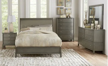 Fondren Sleigh Bed in Gray by Homelegance