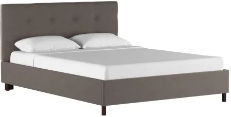 Nathan Platform Bed in Premier Charcoal by Skyline