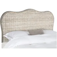Imelda Mounted Headboard in White Washed by Safavieh