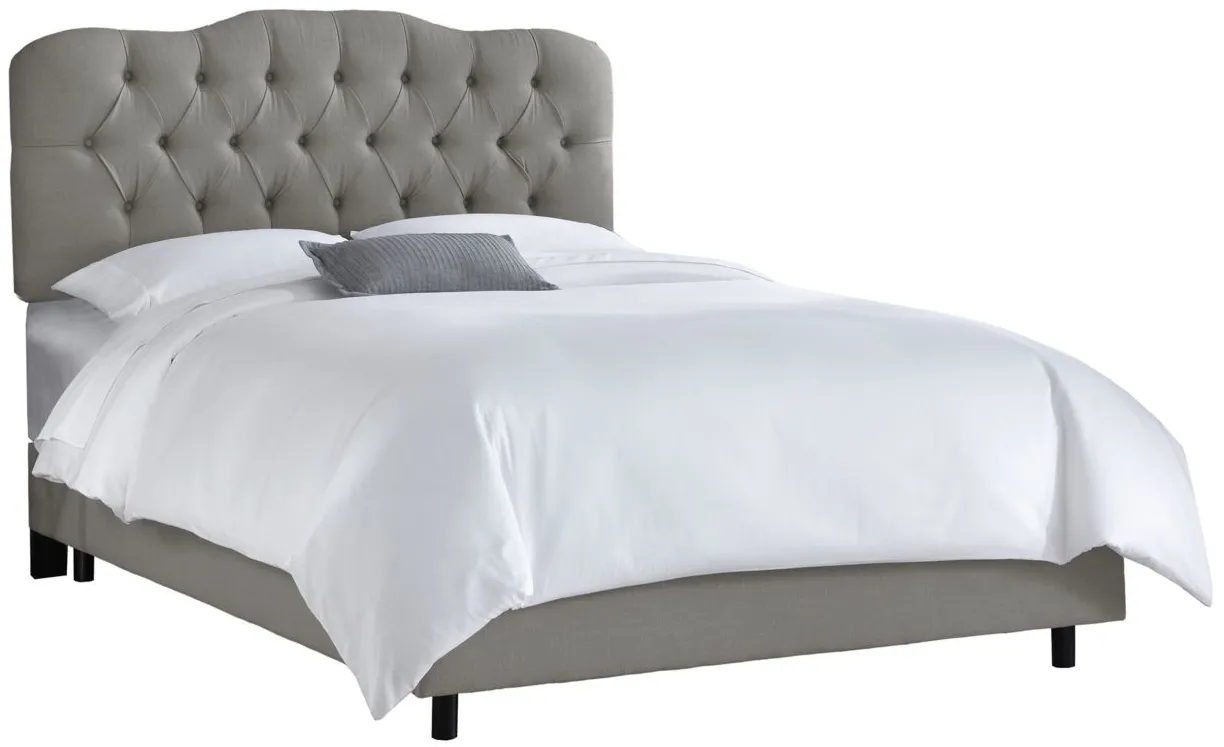 Argona Bed in Linen Gray by Skyline