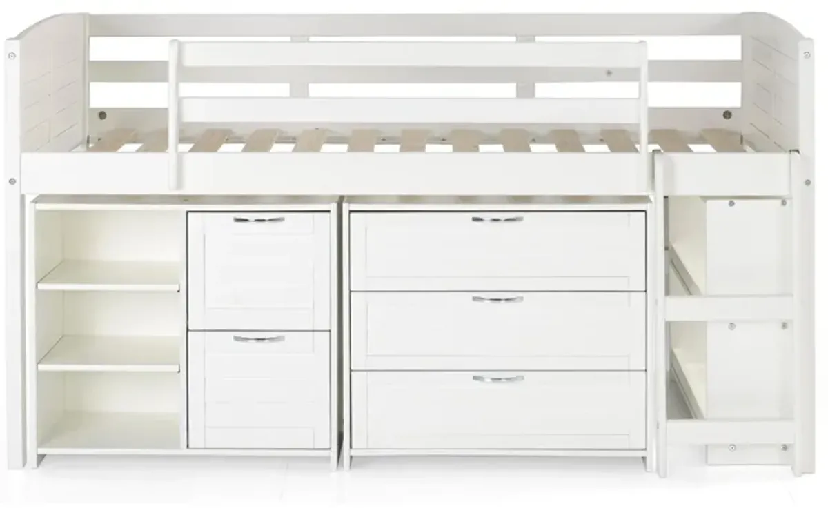 Donco Louver Low Loft Bed