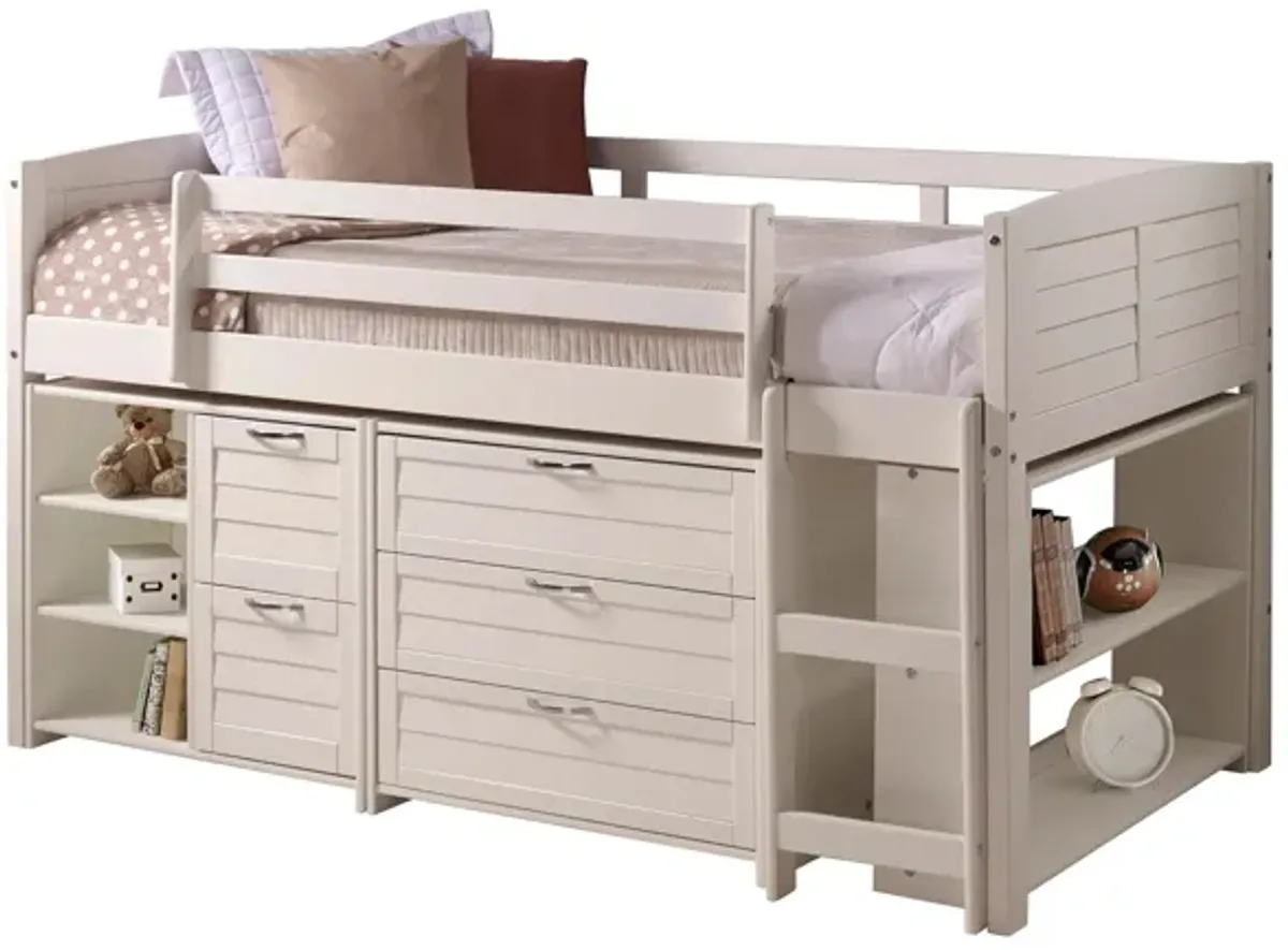 Donco Louver Low Loft Bed