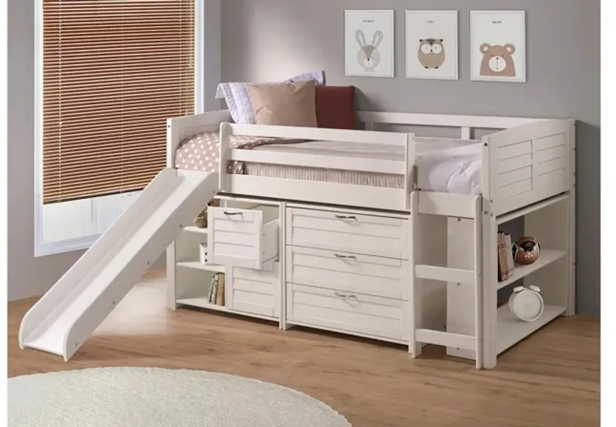 Donco Louver Low Loft Bed