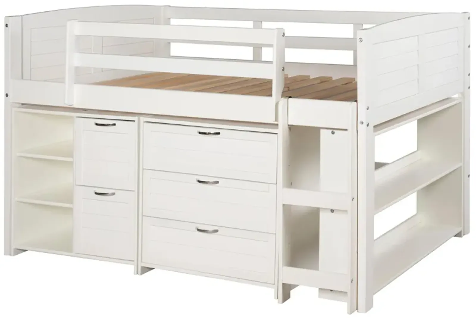 Donco Louver Low Loft Bed