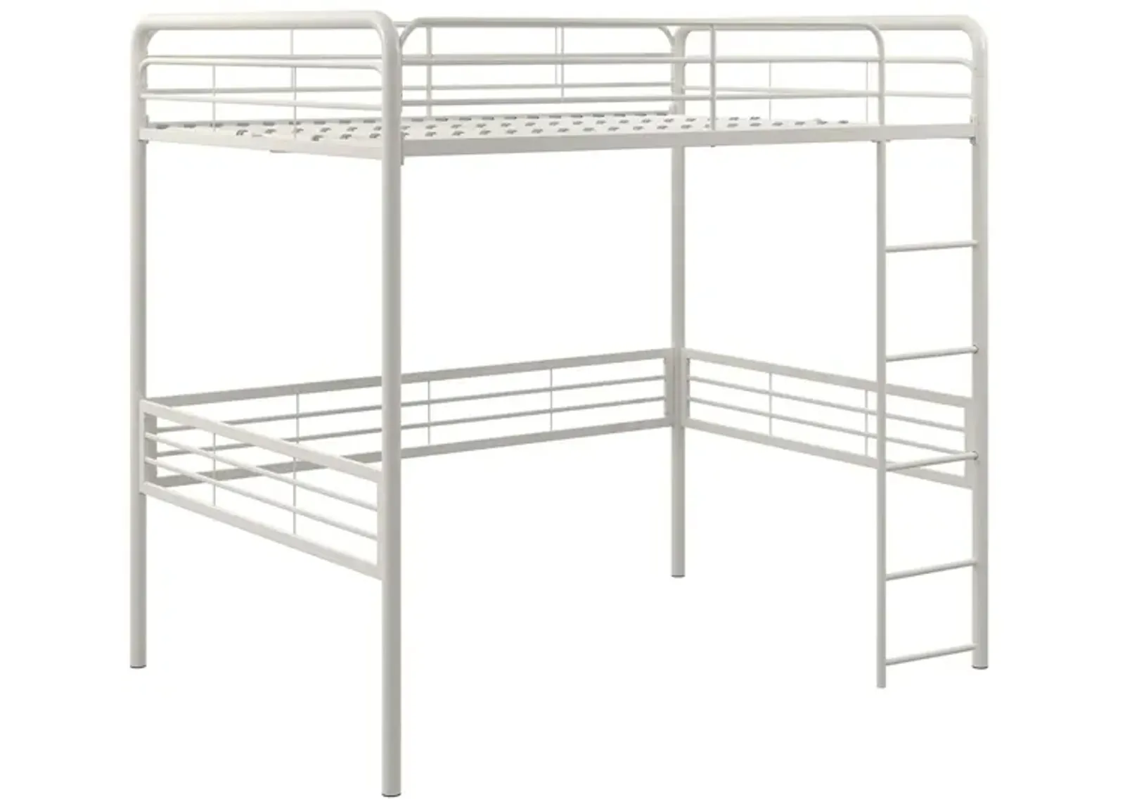 Wallace Loft Bed in White by DOREL HOME FURNISHINGS