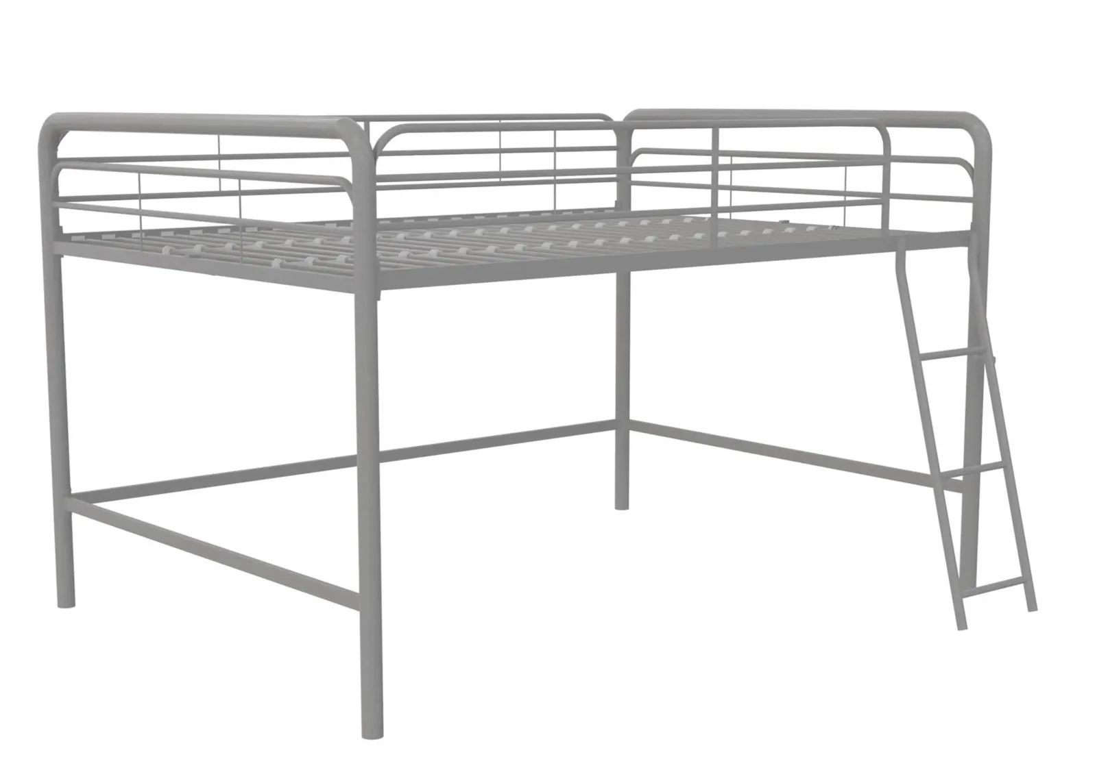 Walker Junior Loft Bed in Silver by DOREL HOME FURNISHINGS