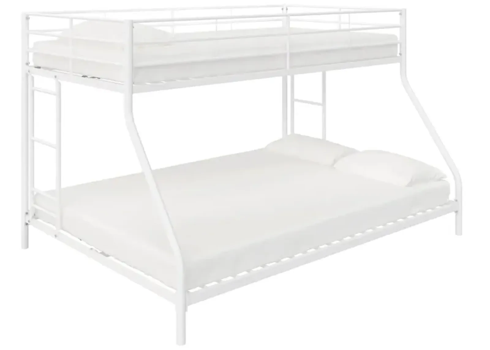 Atwater Living Bloor Small Space Twin over Full Bunk Bed in White by DOREL HOME FURNISHINGS