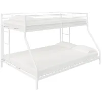 Atwater Living Bloor Small Space Twin over Full Bunk Bed in White by DOREL HOME FURNISHINGS