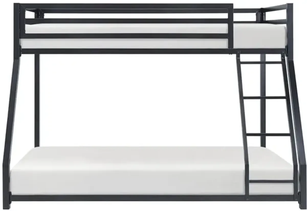 Winfield Metal Bunk Bed in Black by Homelegance