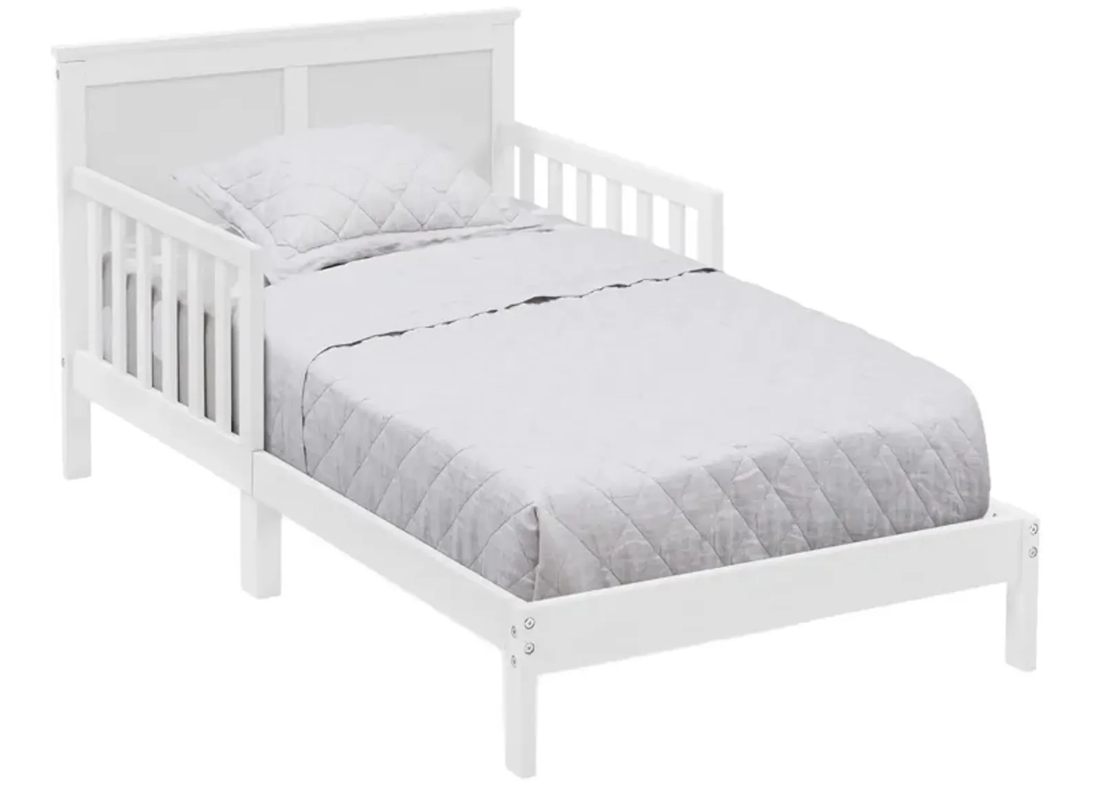 Collins Wood Toddler Bed By Delta Children in Bianca White by Delta Children