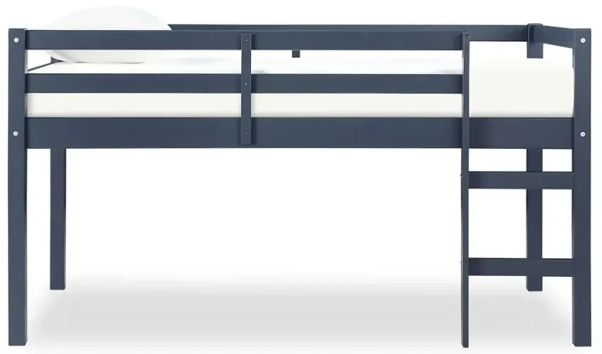 Ashe Junior Wooden Bed in Blue by DOREL HOME FURNISHINGS