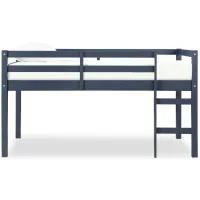 Ashe Junior Wooden Bed in Blue by DOREL HOME FURNISHINGS