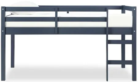Ashe Junior Wooden Bed in Blue by DOREL HOME FURNISHINGS