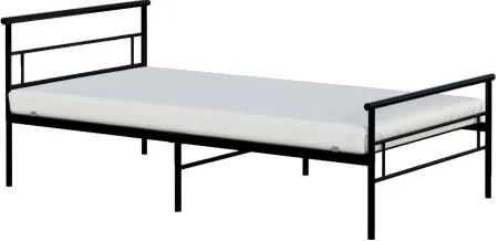 Seattle Metal Twin Bed in Black by BK Furniture