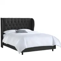 Thayer Tufted Wingback Bed