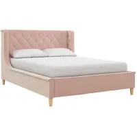 Little Seeds Monarch Hill Ambrosia Upholstered Bed in Pink by DOREL HOME FURNISHINGS