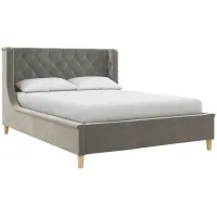 Little Seeds Monarch Hill Ambrosia Upholstered Bed in Gray by DOREL HOME FURNISHINGS