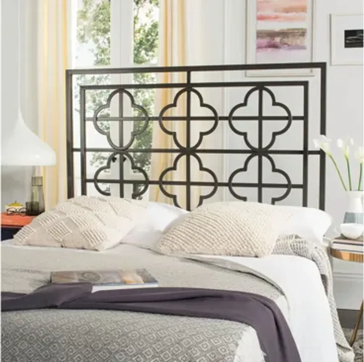 Lucinda Francais Metal Headboard