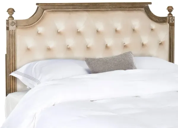 Rustic Wood Upholstered Headboard