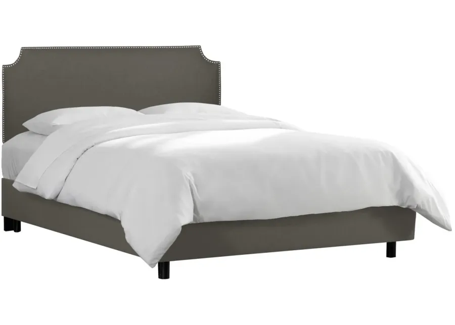 McGee Bed in Linen Slate by Skyline