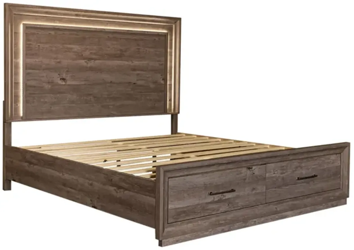 Horizons Queen Bed w/Storage