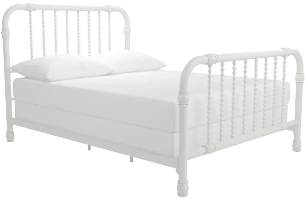 Little Seeds Monarch Hill Wren Metal Bed in White by DOREL HOME FURNISHINGS