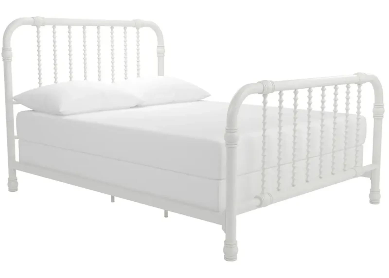 Little Seeds Monarch Hill Wren Metal Bed in White by DOREL HOME FURNISHINGS