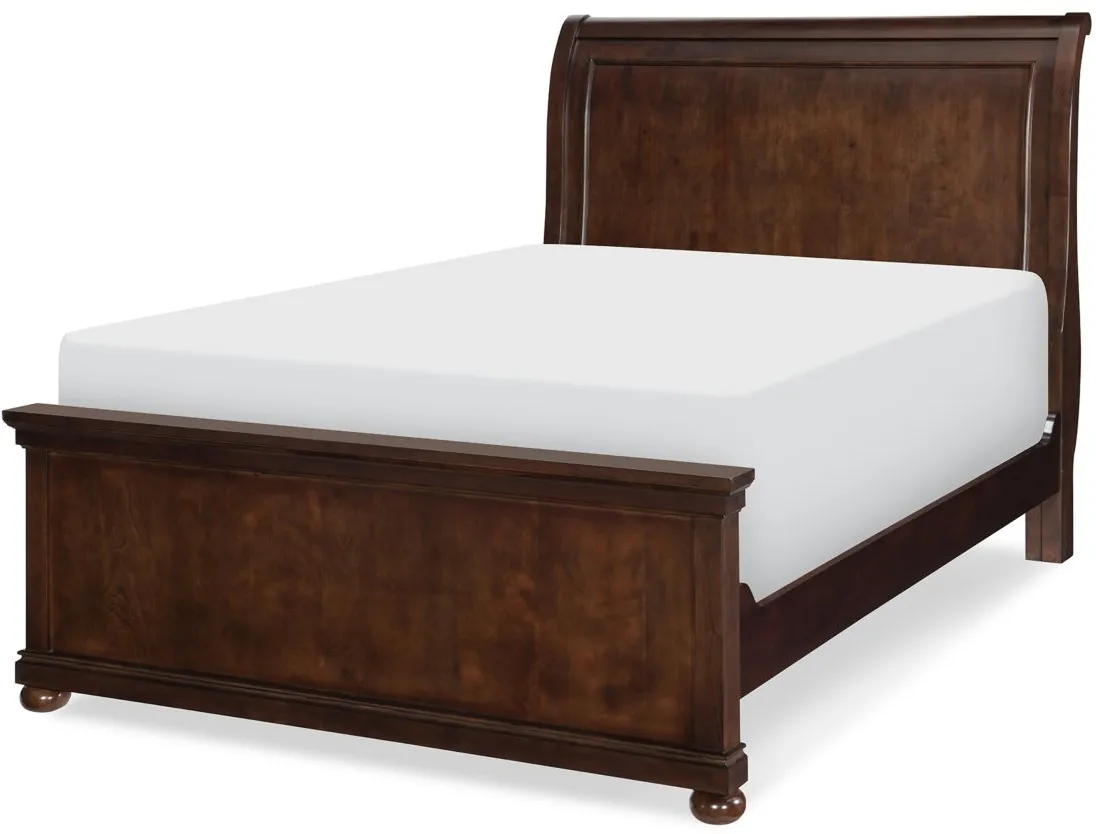 Canterbury Sleigh Bed in Warm Cherry by Legacy Classic Furniture