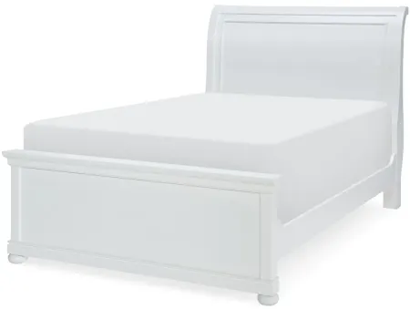 Canterbury Sleigh Bed in Natural White by Legacy Classic Furniture