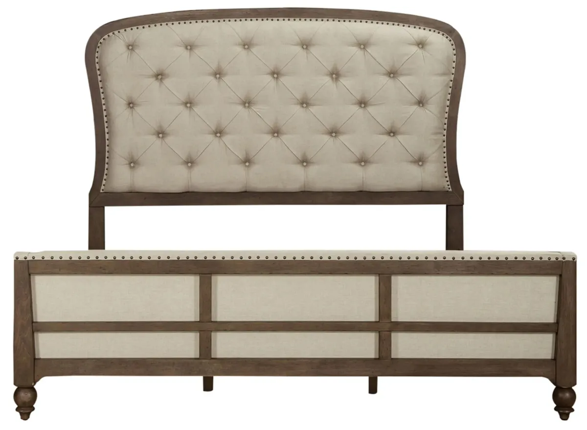 Coventry Queen Shelter Bed in Dusty Taupe by Liberty Furniture