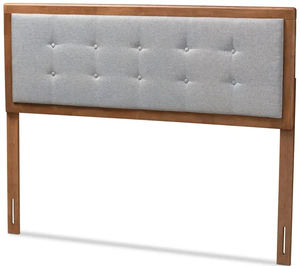 Sarine Mid-Century Full Size Headboard in Walnut by Wholesale Interiors