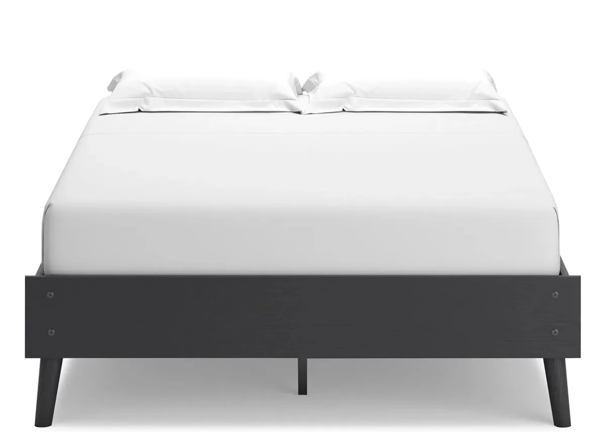 Charlang Platform Bed in Black by Ashley Express