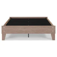 Flannia Platform Bed in Gray by Ashley Express