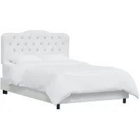 Argona Bed in Velvet White by Skyline