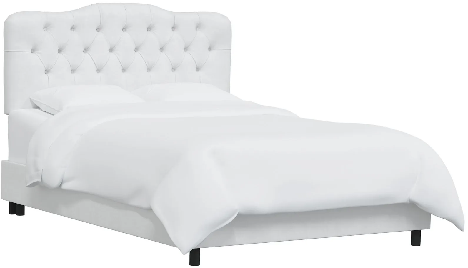 Argona Bed in Velvet White by Skyline