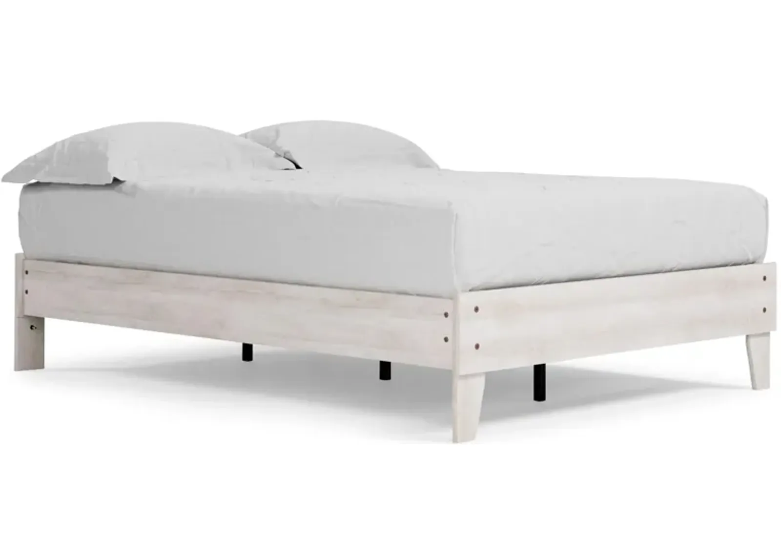 Shawburn Platform Bed in Whitewash by Ashley Express